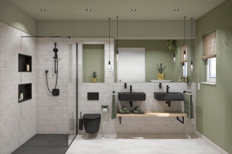Moderne badkamer Panama
