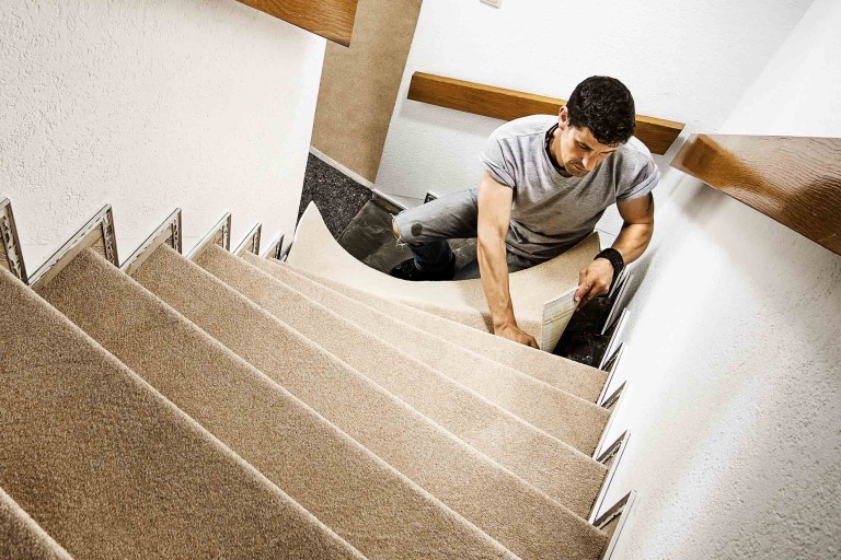 Vloerbedekking op trappen leggen