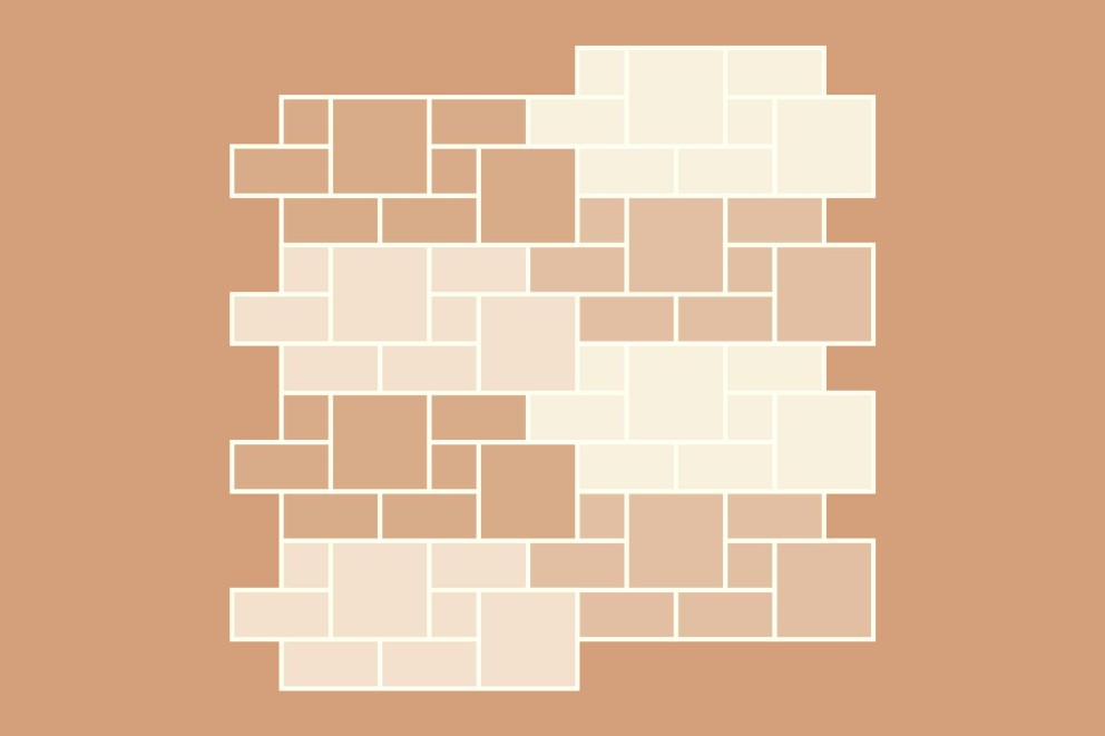 
				Terrassensteine Verlegemuster Roemischer Verband 3 Formate

			