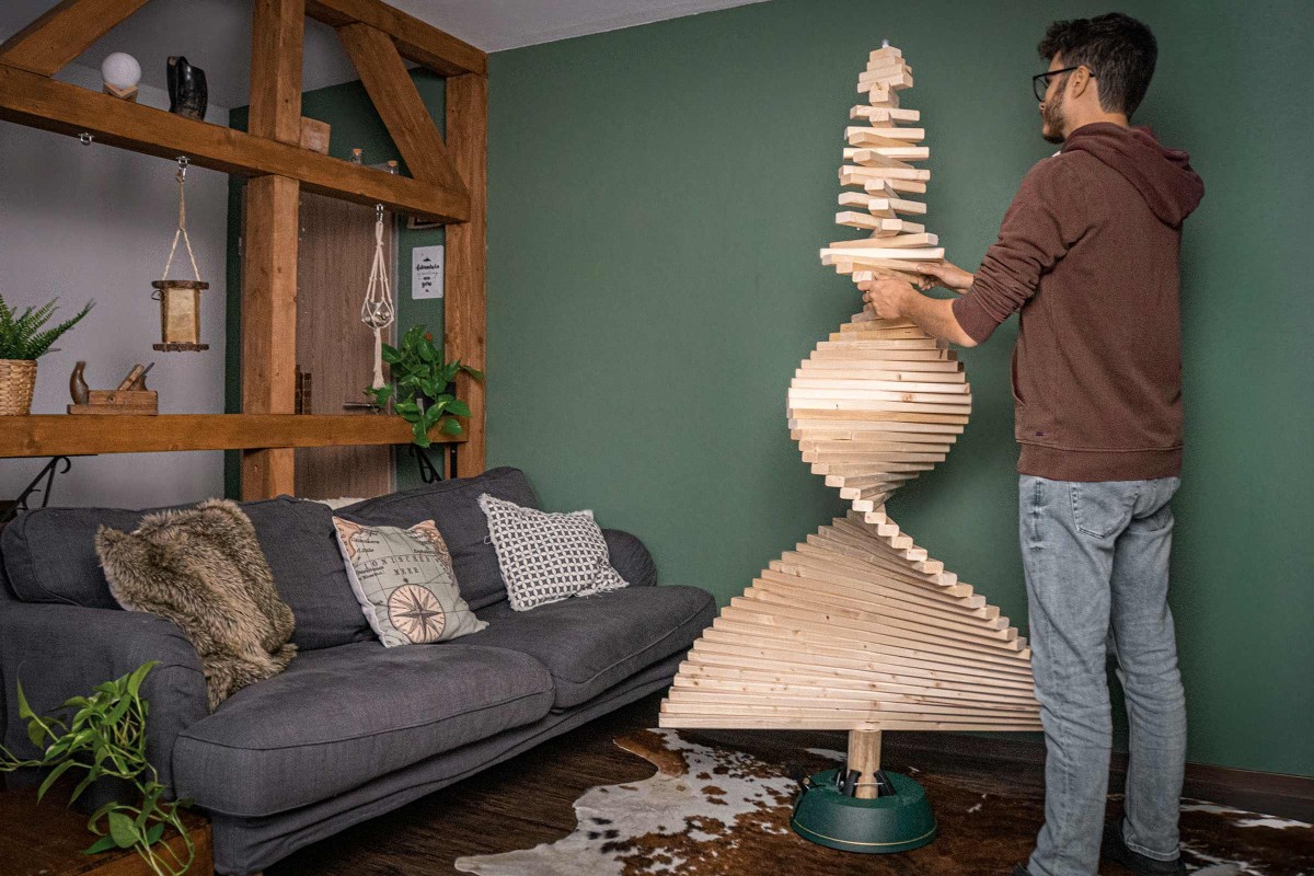 Houten kerstboom maken | HORNBACH 