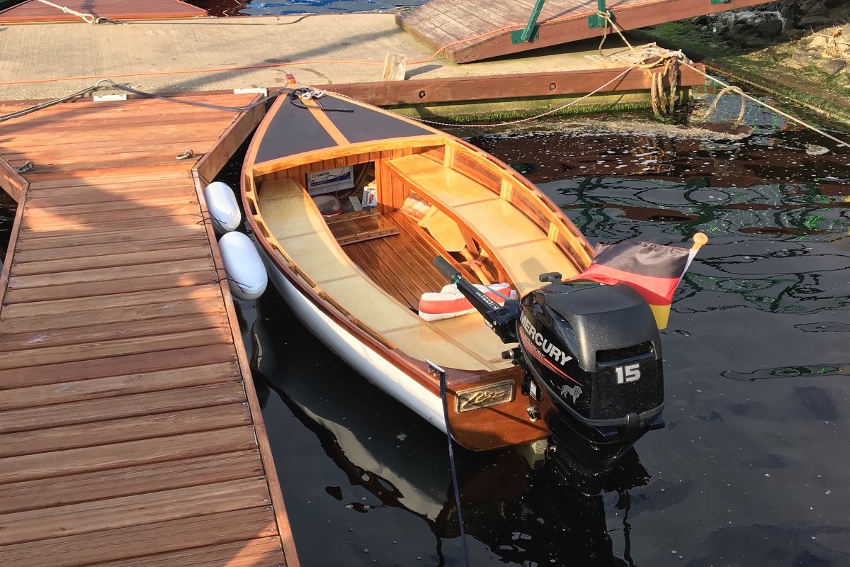 Tristan Konrad brauchte für den Bau seines eigenen Boots zwei Jahre 
