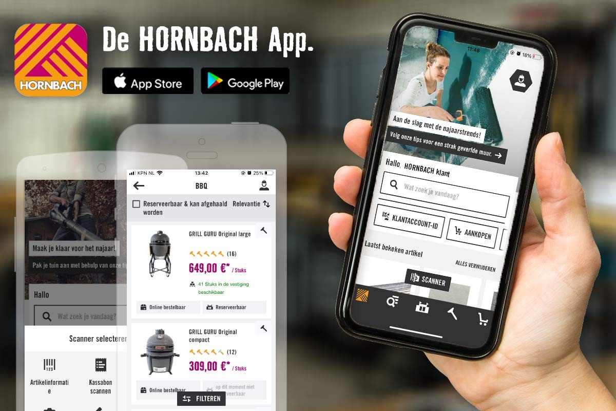 De HORNBACH App 