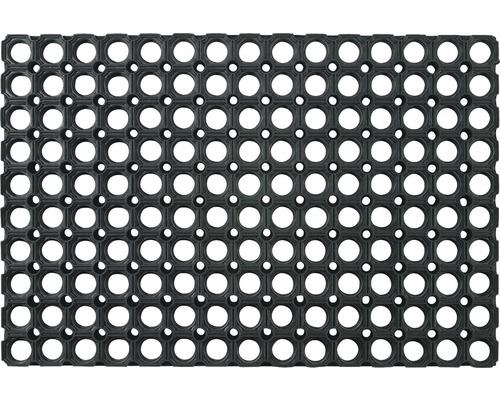 Deurmat rubber noppen zwart 40x60 cm-0