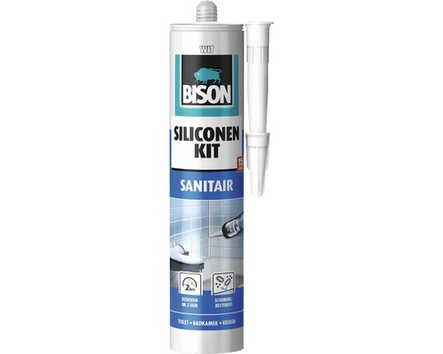 BISON Sanitair siliconenkit wit 310 ml