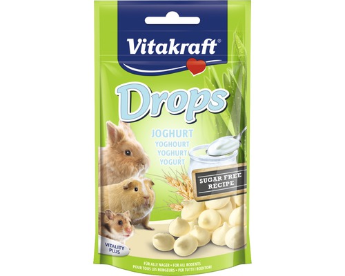 VITAKRAFT Knaagdierensnack yoghurtdrops voor dwergkonijnen, 75 gr VITAKRAFT Knaagdierensnack yoghurtdrops voor dwergkonijnen, 75 gr