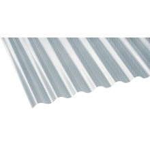 Gutta acryl golfplaat Sinus 76/18 honingraatstructuur glashelder slagtaai 2500 x 1045 x 3 mm-thumb-1