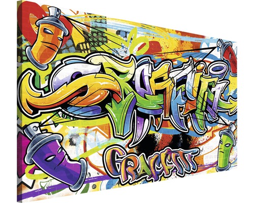 te rechtvaardigen lunch moeder Schilderij canvas graffiti 75x100 cm kopen! | HORNBACH