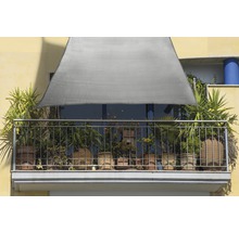 FLORACORD Schaduwdoek balkon wind- en waterdoorlatend grijs 140x270 cm-thumb-0