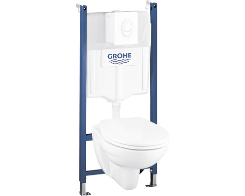GROHE Wand-WC pack met inbouwreservoir Solido en Wand-WC Lecico