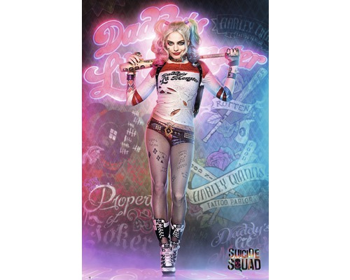 REINDERS Poster Suicide squad - Harley 61x91,5 cm