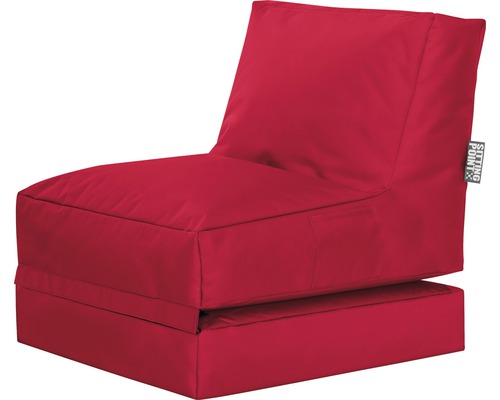 SITTING POINT Zitzak Twist Scuba rood 180x70x60 cm