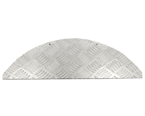 Trapmat aluminium traanplaat 17,5x60 cm + 3 cm omslag trapkant-0