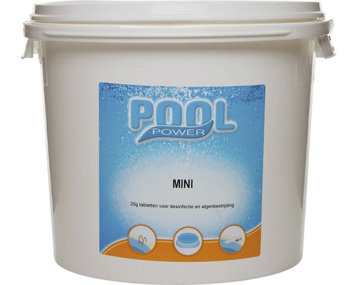 Pool power mini 20 gr desinfectie tabletten 5 kg