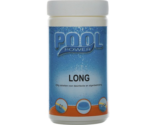 Pool power Long 200 gr desinfectie tabletten 1kg