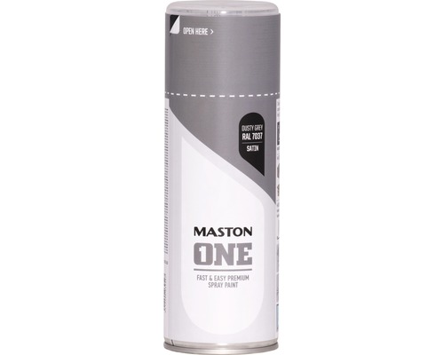 MASTON One spuitlak zijdemat RAL 7037 stofgrijs 400 ml