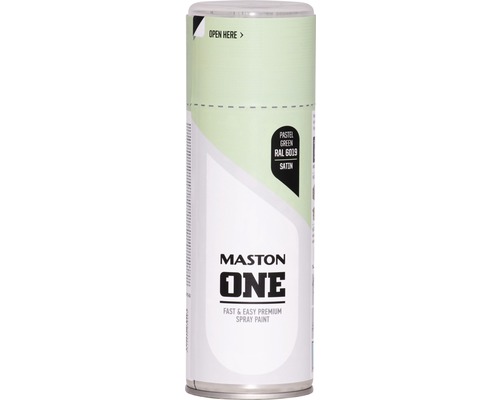 MASTON One spuitlak zijdemat RAL 6019 lichtgroen 400 ml