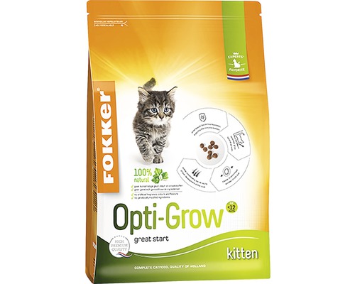 FOKKER Kattenvoer opti grow 2,5 kg
