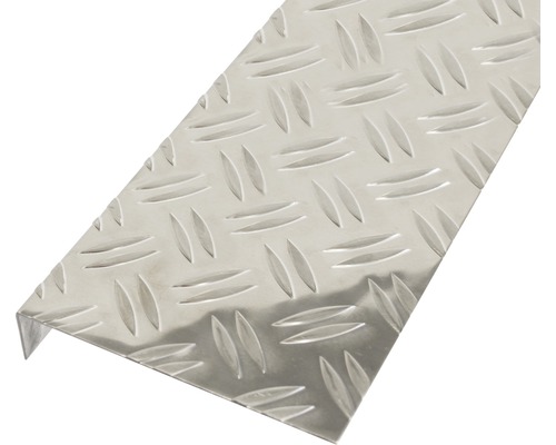 Traanplaat gekant L-vorm 135x30 aluminium blank, 100 cm kopen! | HORNBACH