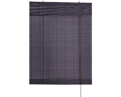Rolgordijn bamboe grijs/bruin 60x180 cm