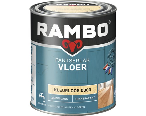 RAMBO Pantserlak vloer transparant zijdeglans kleurloos 750 ml