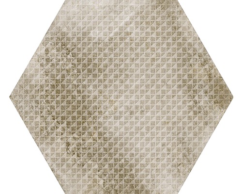Wand- en vloertegel Hexagon beige 29,2x25,4 cm