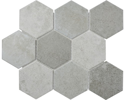 Keramisch mozaïek CIM HX9 CM hexagon cement 25,6x29,6 cm