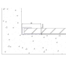 SKANDOR Startprofiel fit-fix Zilver zelfklevend 29 mm, 2700 mm-thumb-2