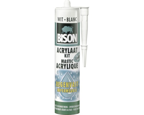 BISON Acrylaatkit regenvast wit 310 ml-0