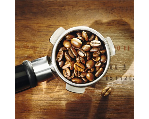 PURE LIVING Schilderij glas Coffee Arabica II 20x20 cm-0