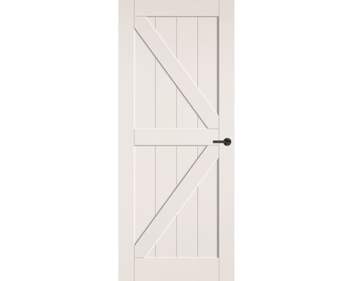 PERTURA Binnendeur retro 903 stomp wit gegrond 63 x 201,5 cm-0
