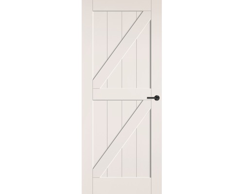 PERTURA Binnendeur retro 905 opdek links wit gegrond 63 x 201,5 cm-0