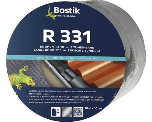 Bostik R 331 bitumenband lood zelfklevende afdichttape 10 m x 10 cm