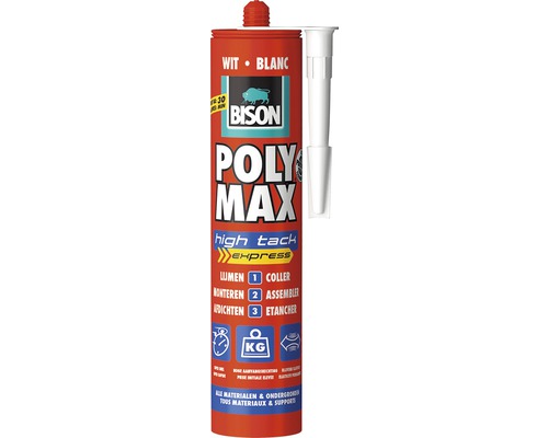 BISON Poly max® high tack wit 425 gr