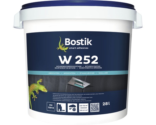 Bostik W 252 bitumencoating 28 liter