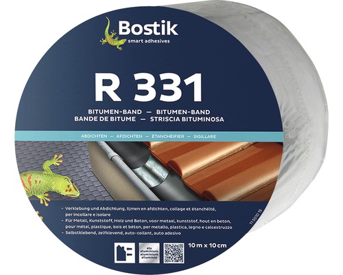 Bostik R 331 bitumenband aluminium zelfklevende afdichttape 10 m x 10 cm