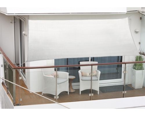 Conciërge motief ventilator FLORACORD Schaduwdoek balkon vuil- en waterafstotend zilvergrijs 140x270 cm  kopen! | HORNBACH