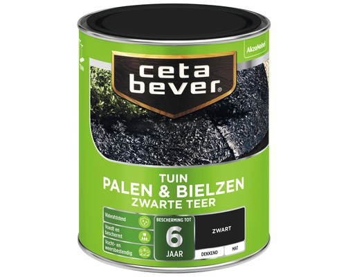 CETABEVER Tuinbeits palen & bielzen zwarte teer 750 ml-0