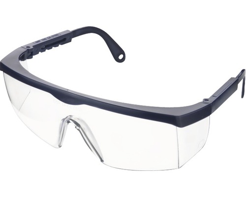 CONNEX Veiligheidsbril ruimzicht verstelbaar zwart