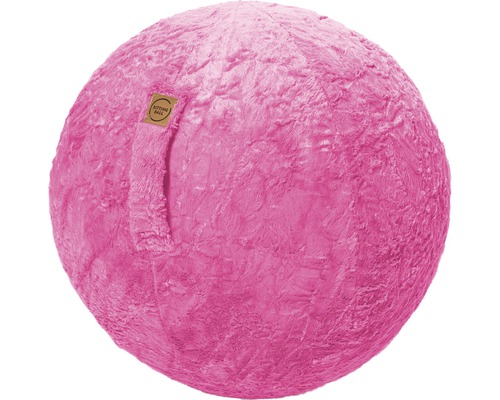 SITTING BALL Zitbal Fluffy roze ø 65 cm