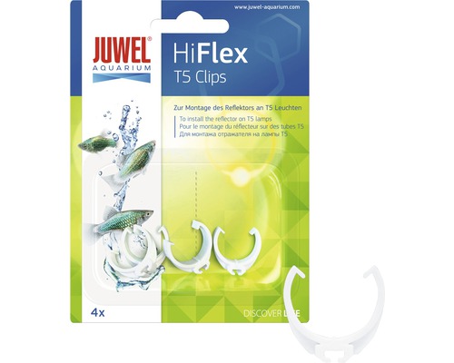 JUWEL Hiflex T5 clips 4 st