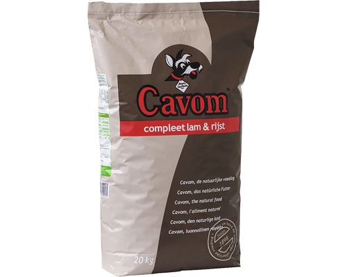 CAVOM Hondenvoer compleet lam & rijst 20 kg