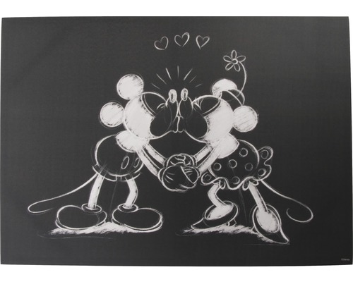 DISNEY Schilderij canvas Mickey and Minnie kissing cm kopen bij