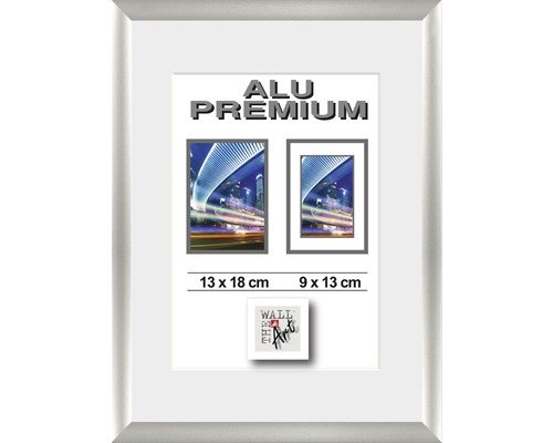 THE WALL Fotolijst aluminium Duo zilver 13x18 cm