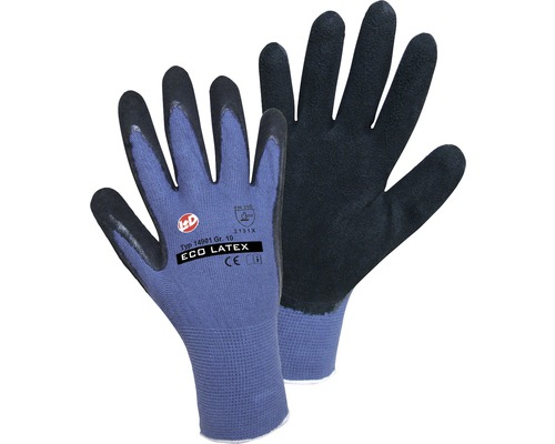 LEIPOLD + DÖHLE Werkhandschoenen Eco Foam blauw-zwart, maat 10