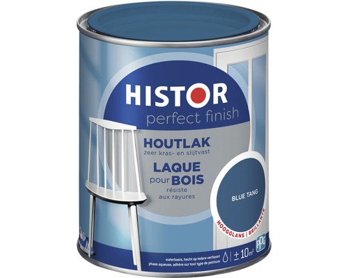 HISTOR Perfect Finish Houtlak hoogglans blue tang 750 ml