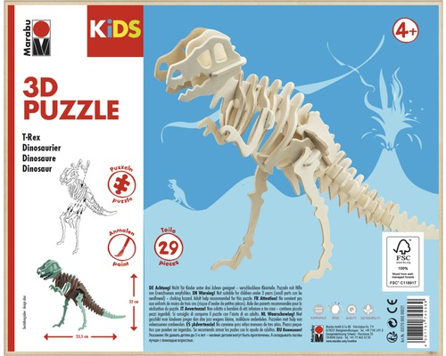 Slim duidelijkheid Roei uit MARABU KIDS 3D Puzzel dinosaurus kopen! | HORNBACH