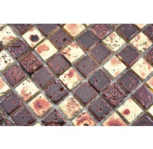 Natuursteen mozaïek XAM 67 goud/rood 30x30 cm-thumb-3