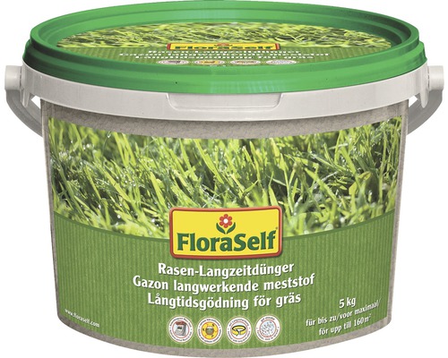 FLORASELF® Gazon meststof met langdurige werking 5 kg