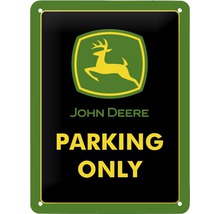 NOSTALGIC-ART Metalen bord John Deere Parking 15x20 cm-thumb-0