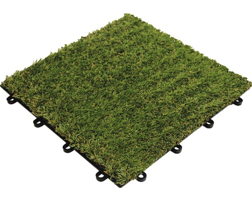 Tuintegel kliksysteem Grastapijt groen 30x30 cm